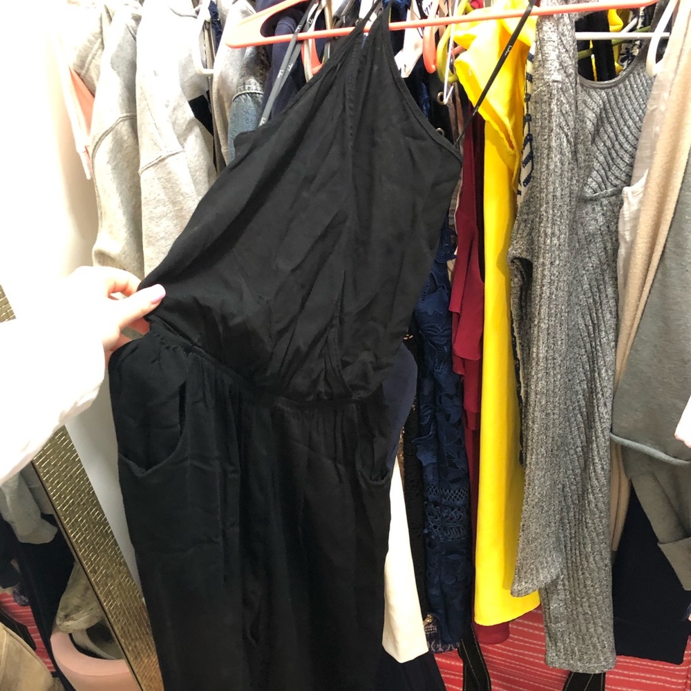 BLACK JUMPSUIT FROM LULUS WORN ONCE